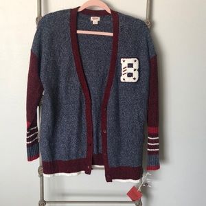 Preppy Sweater Cardigan